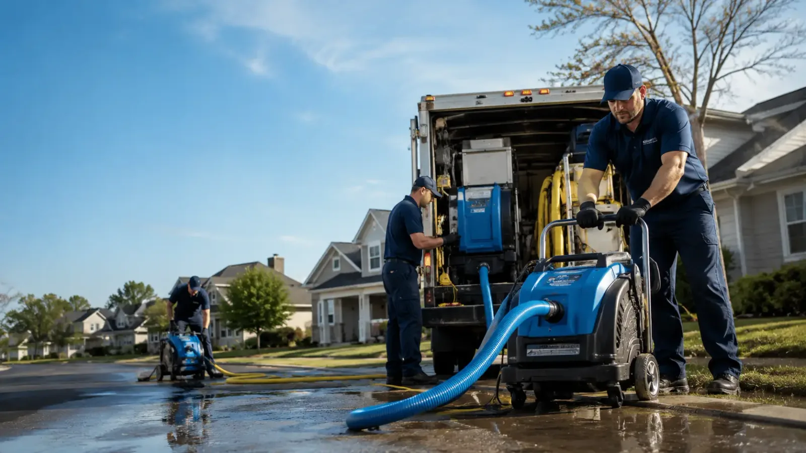 Flood Damage Cleanup in La Rue, OH